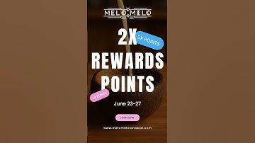 Double Rewards Points!