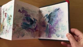 Hahnemuhle zigzag book review and flip through