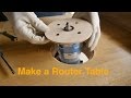 Router table production, cause of failure トリマーの仕込み！失敗編！？？