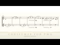 Christmas for Two: 7 Easy Carol Duets for Bb Clarinet (Score Samples)