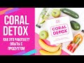 Как работает CORAL DETOX  наглядные опыты с йодом, зеленкой и яблоком