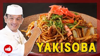 The Best YAKISOBA Recipe at Home! | Japanese Stir Fry Noodles