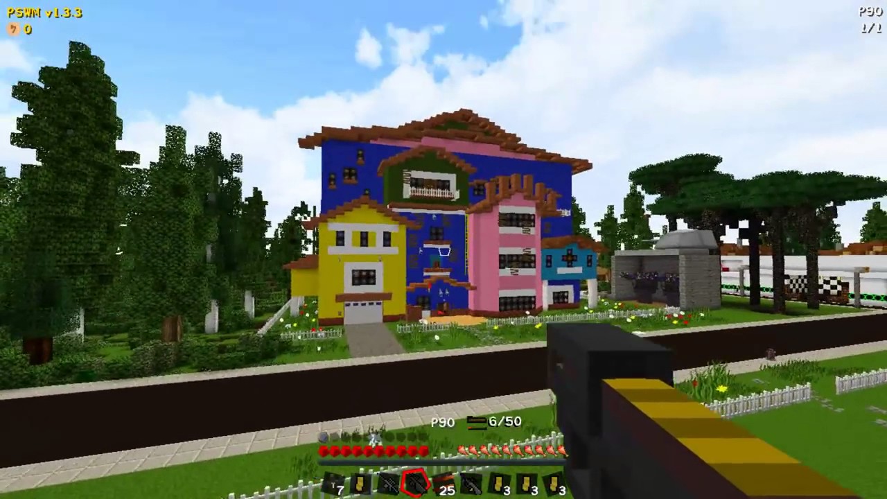 Minecraft HELLO NEIGHBOUR VS THE LITTLE CLUB H Q   DEFENDING THE LITTLE CLUB H Q   Donut the Dog