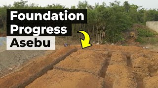 Update on Project No. 2 Foundation in the Asebu Pan African Village