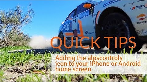 alpscontrols.com Quick Tips - Adding the alpscontrols icon to your phone home screen.