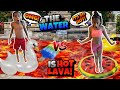 THE POOL IS LAVA☄️💦😨!!! Kids Pretend Play