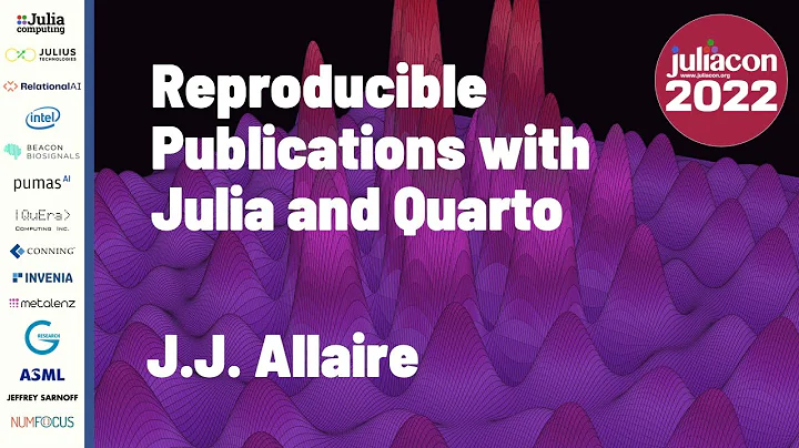 Reproducible Publications with Julia and Quarto | ...