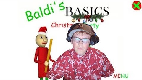 Baldi Basics Christmas Party edition, baldi basics mod