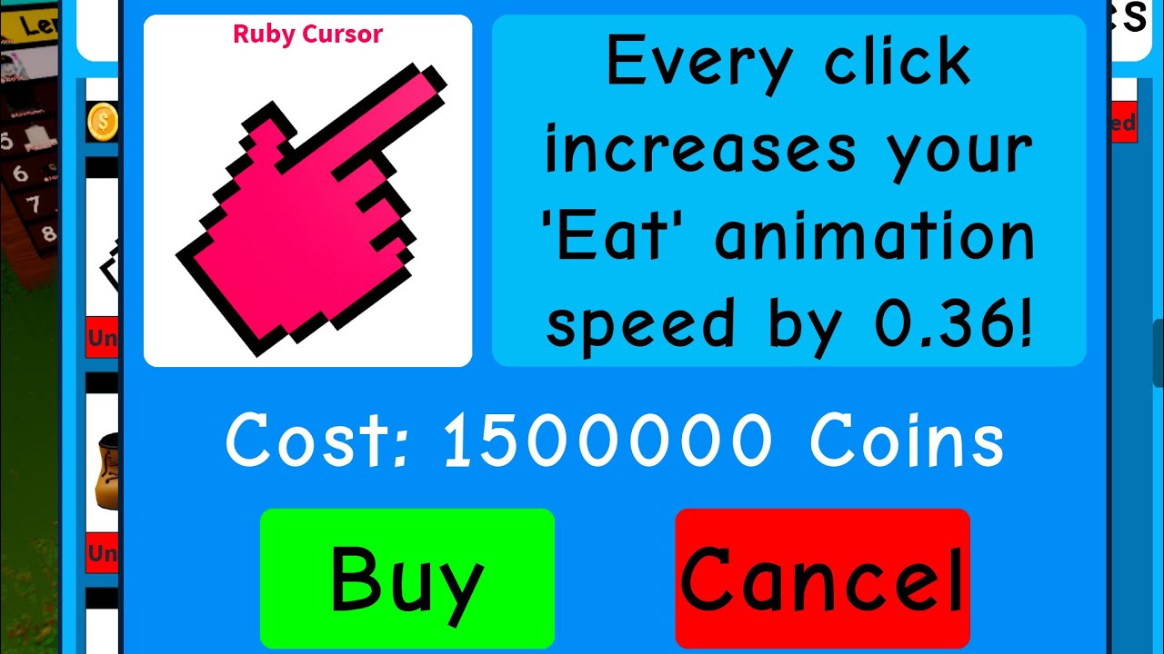 Ruby Cursor buying ruby cursor in roblox saen - YouTube