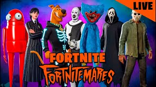 🔴🎃AO VIVO - FORTNITE FORTNITEMARES 2025 - Evento de Halloween e Wandinha na Loja -PC-PT-BR🎃🔴