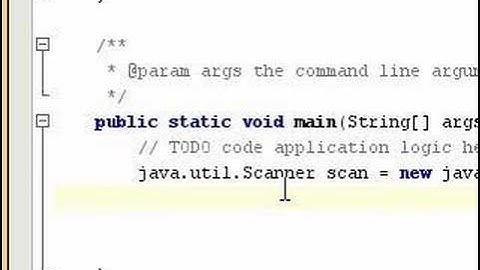 Java 07: Namespace & User Input