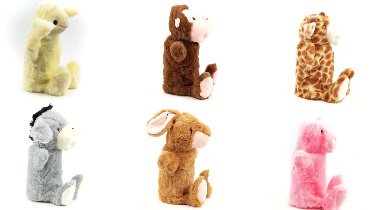 The Magic Toy Shop - Set Of 6 Animal Hand Puppets