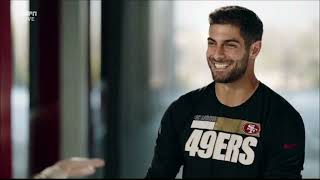 Jimmy Garoppolo interview with Erin Andrews