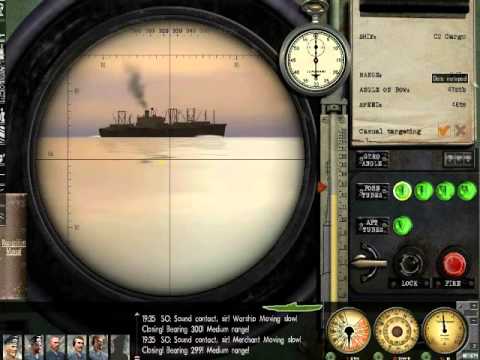 Silent Hunter lll Атака конвоя противника (обучение)