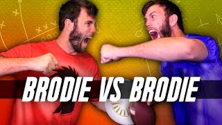 Frisbee Football Battle | Brodie Smith vs. Tom Brodie