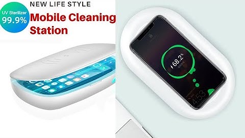 wireless charger with UVC sterilizer box