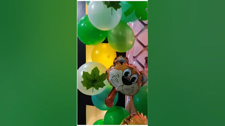 birthday decoration idea | jungle theme   | animal theme | safari theme | birthday party decorations