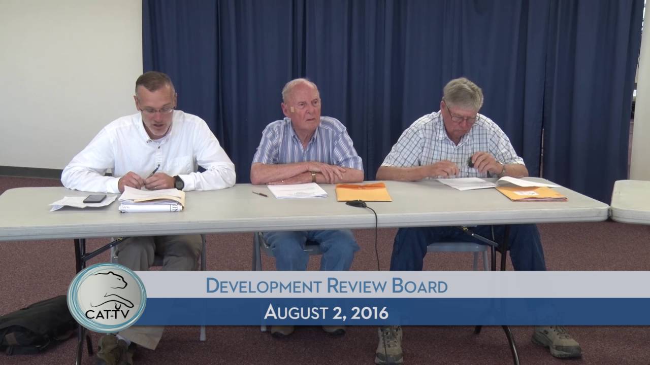 Development Review Board 8/2/16 YouTube