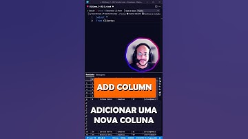 Como adicionar coluna na tabela SQL Server - ALTER TABLE ADD
