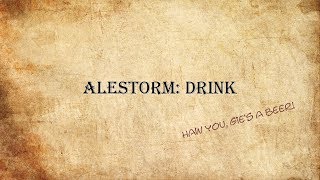 Alestorm: Drink (Lyricvideo) chords