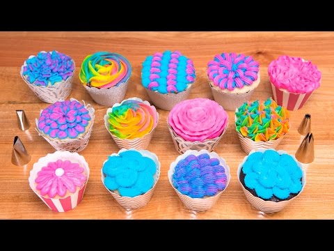 13 Buttercream Piping Techniques / Cake Decorating Tutorial from Jenn Johns