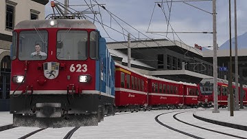 Train Simulator 2018: Arosa Line - RhB Ge 4/4 II - Christmas Special to Arosa