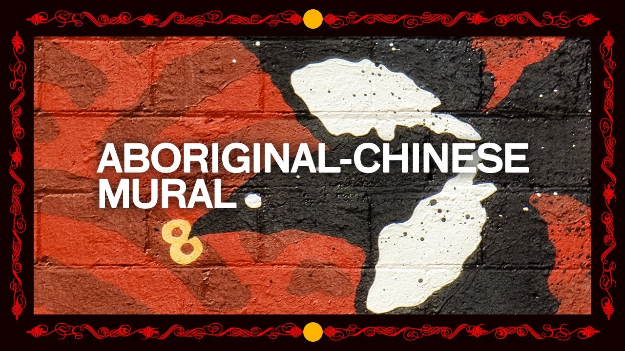 That Snake & Dragon on Aboriginal Flag Mural in Sydney: In Convo with Jason Wing