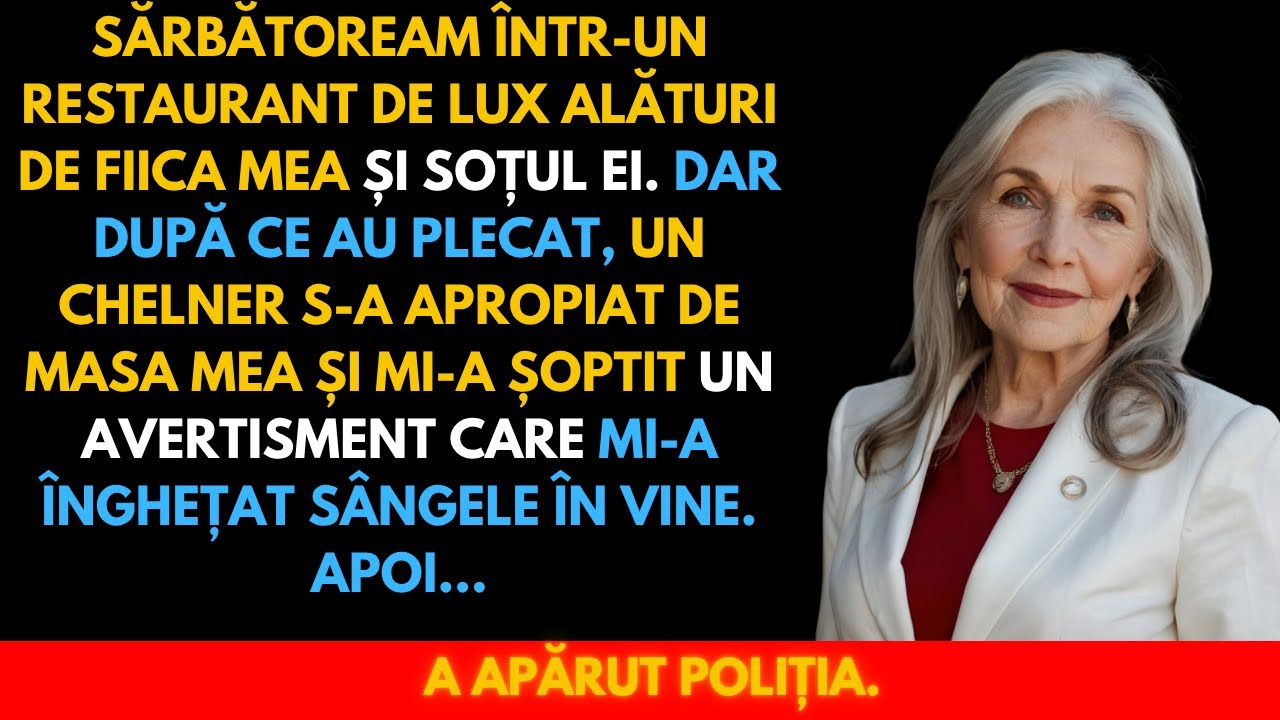 Când fiica mea a plecat, chelnerul mi-a șoptit: „Aveți grijă… nu beți sucul!”