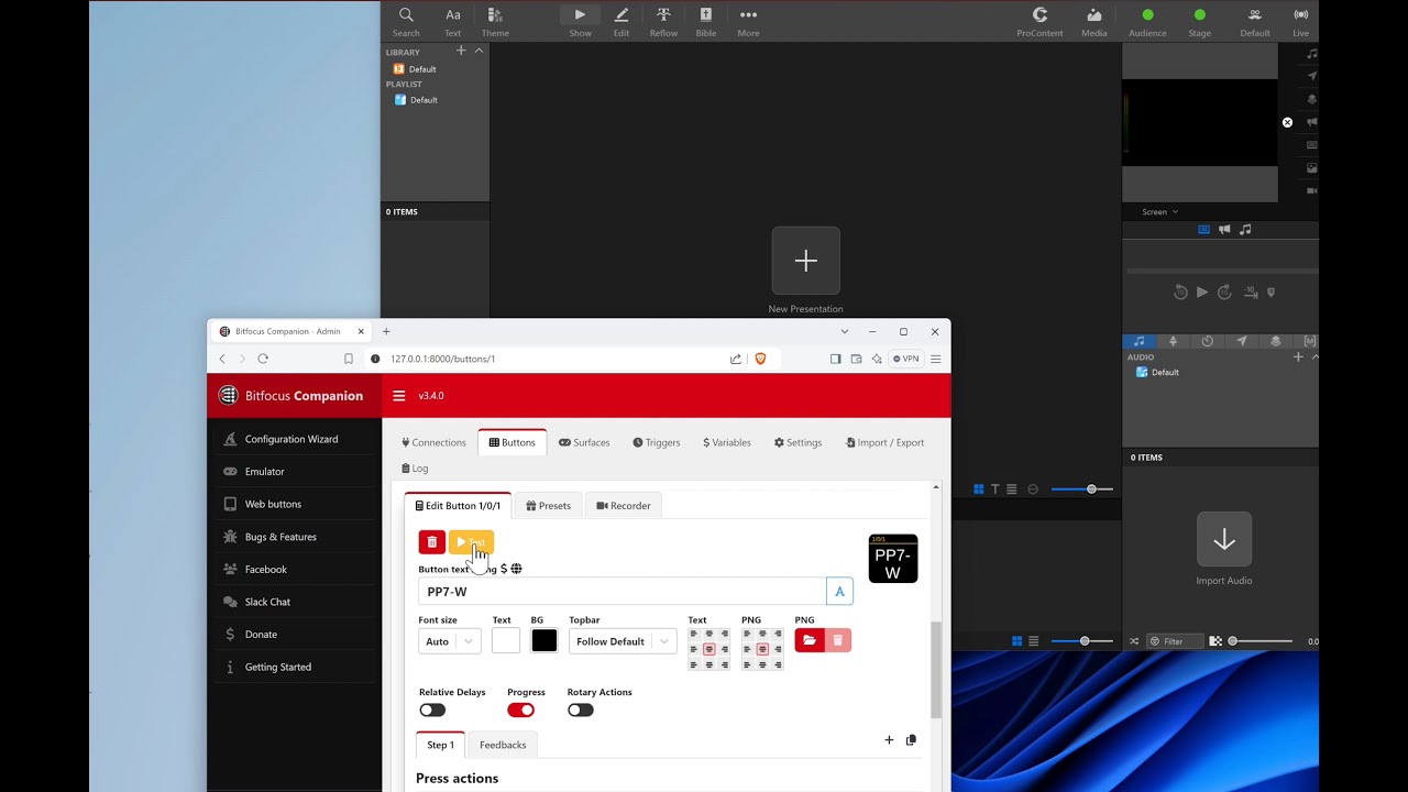 How to Toggle ProPresenter Audience Screens with Companion: A Detailed ...
