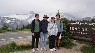 eaten alive by mosquitos at Mount Rainier - Sunset Point