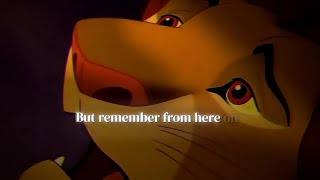 The Lion King | History Has It's Eyes On You - Hamilton