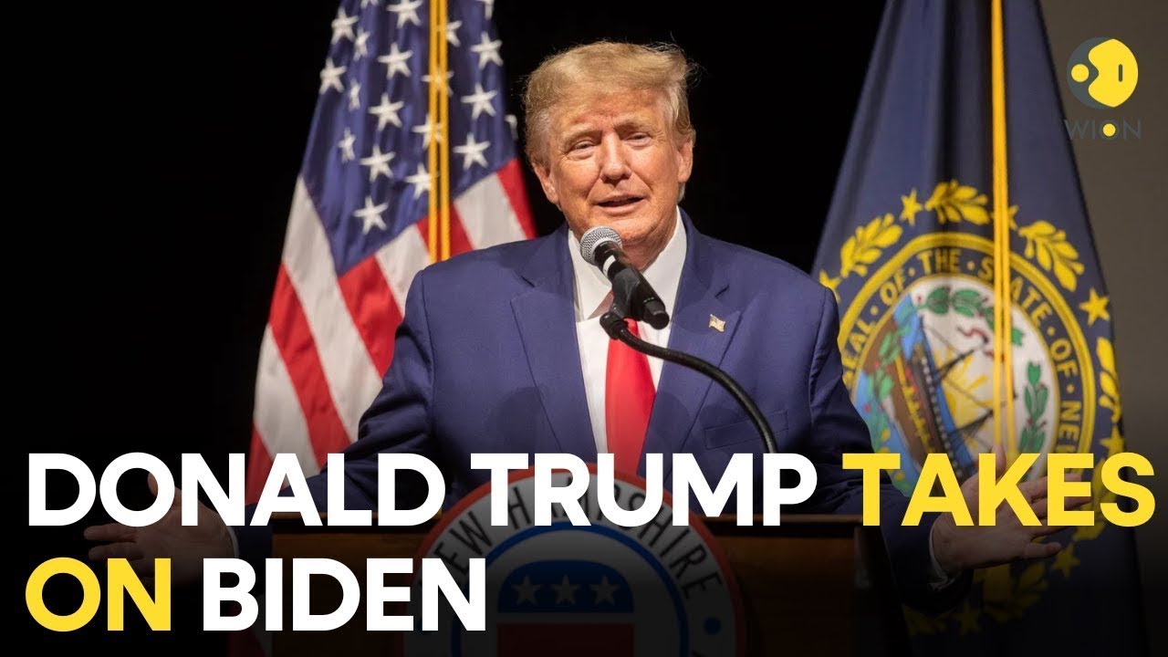 ⁣Donald Trump campaigns for 2024 US Presidential election in New Hampshire | US News | WION