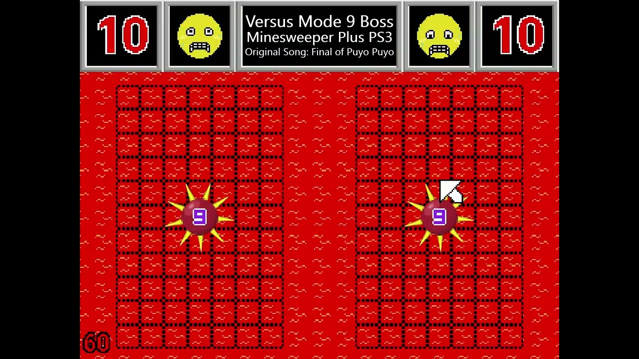 Minesweeper Plus PS3 - Versus Mode 9 Boss (a.k.a. Final of Puyo Puyo)