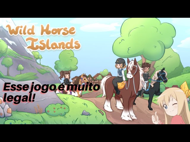 MELHOR jogo de RPG de CAVALO do Roblox - Wild Horse Islands 