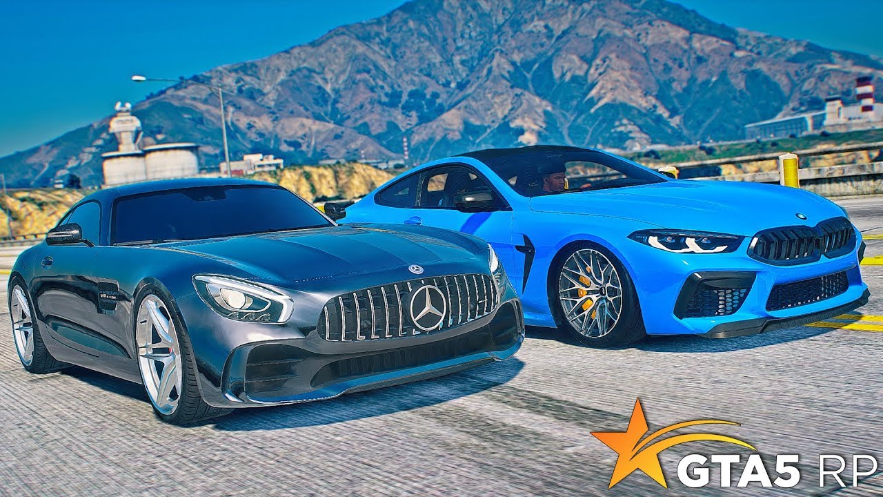 УСТРОИЛИ ГОНКУ MERCEDES BRABUS 700 против BMW M8•GTA 5 RP Strawberry