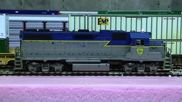 Custom Weathered P2K GP38-2 D&H #7309 with Tsunam Sound and Custom Lighting