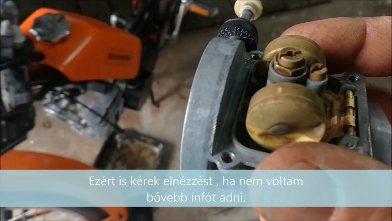 Babetta 210 -es úszószint állitás,nagyjából sietve