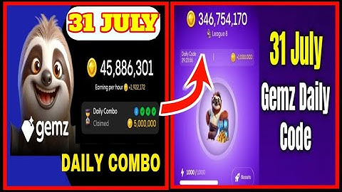 Gemz 31 July Daily Code | Gemz Daily Cipher code | 31 July Gemz Cipher code | Gemz Today Code|