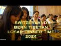 Switzerland bern tibetan  losar dinner 2024  clip