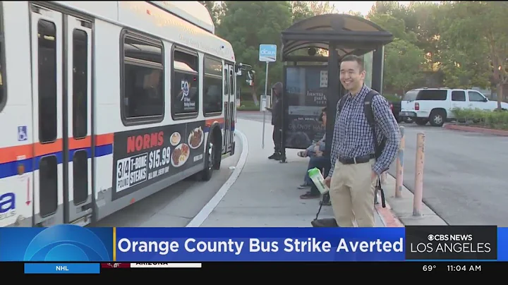 Orange County bus strike averted