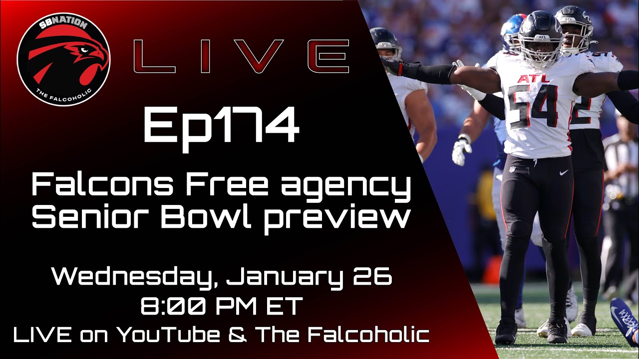 Falcons free agency and Senior Bowl preview The Falcoholic Live, Ep174