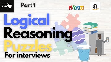 Popular Logical Reasoning Puzzles (Tamil) | Interview puzzles with answers| Lateral thinking |part 1
