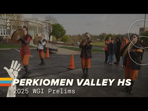 Perkiomen Valley High School Cymbal Line 2025 / WGI Prelims/ In the Lot with Seavine