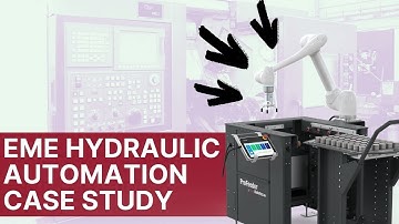 Perfect machine tending automation case by EasyRobotics @ EME Hydraulic ApS