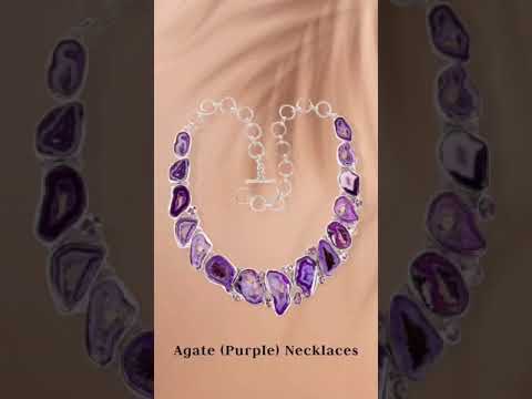 Hands up for these beautiful different colored agate jewelry #agate #Rananjayexports