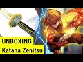 Unboxing  katana zenitsu 