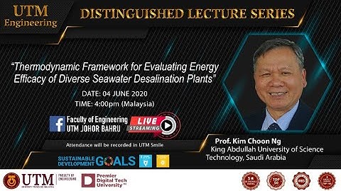 Distinguished Lecture Series #2 - Prof. Kim Choon Ng
