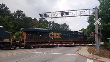 CSX E321 Crosses The Saint Andrews Road Crossing On The CN&L Subdivision