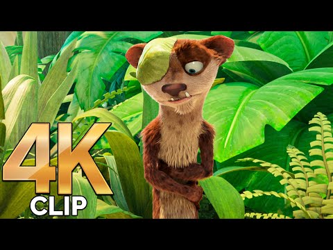 Zee Saves Buck's Butt Scene | ICE AGE ADVENTURES OF BUCK WILD (2022) Movie CLIP 