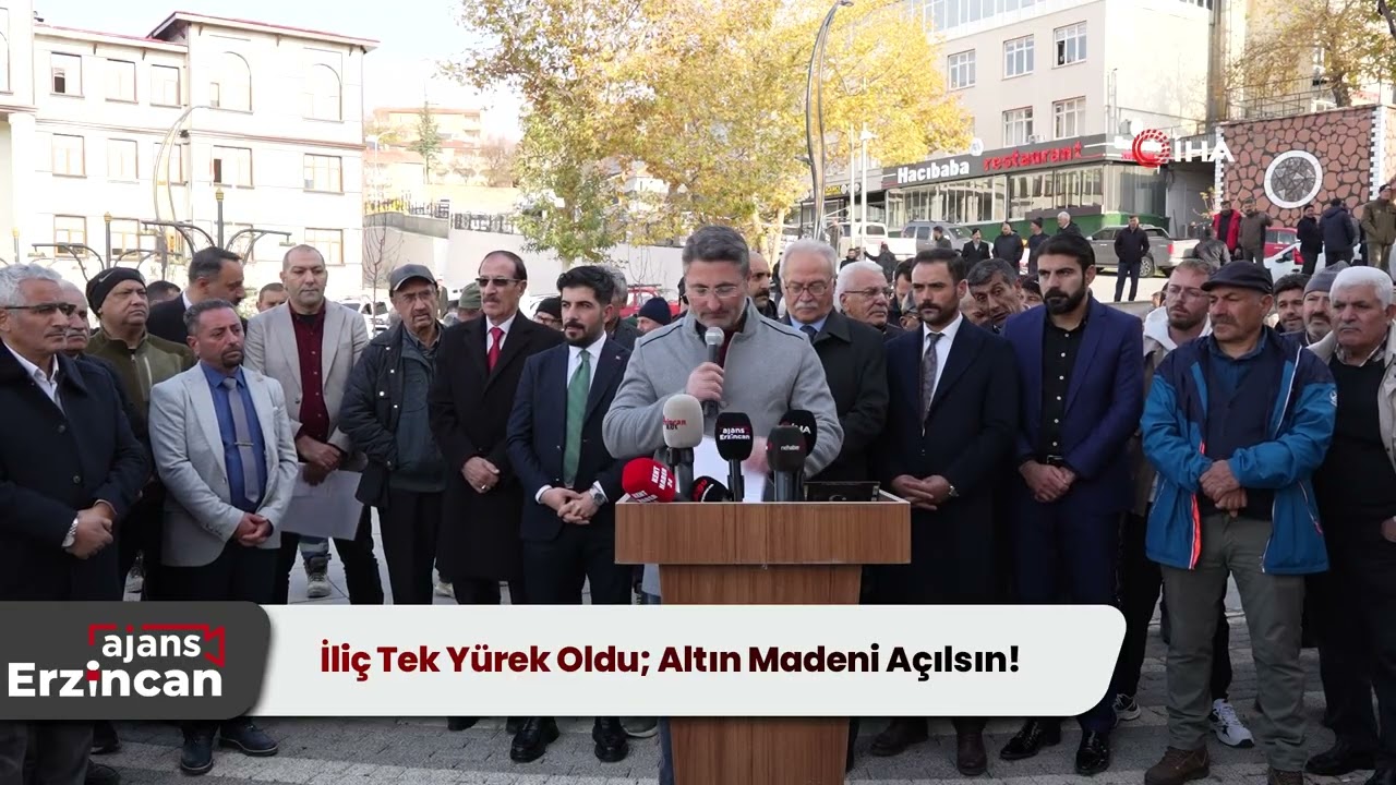 İliç Tek Yürek Oldu; Altın Madeni Açılsın!